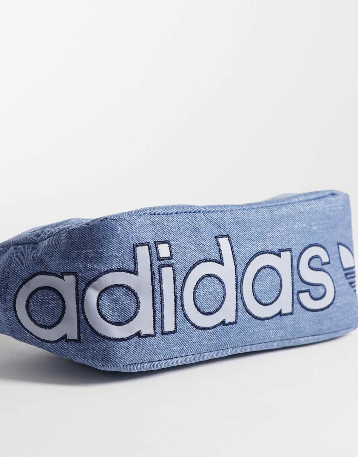 adidas Originals cross body bag in light denim
