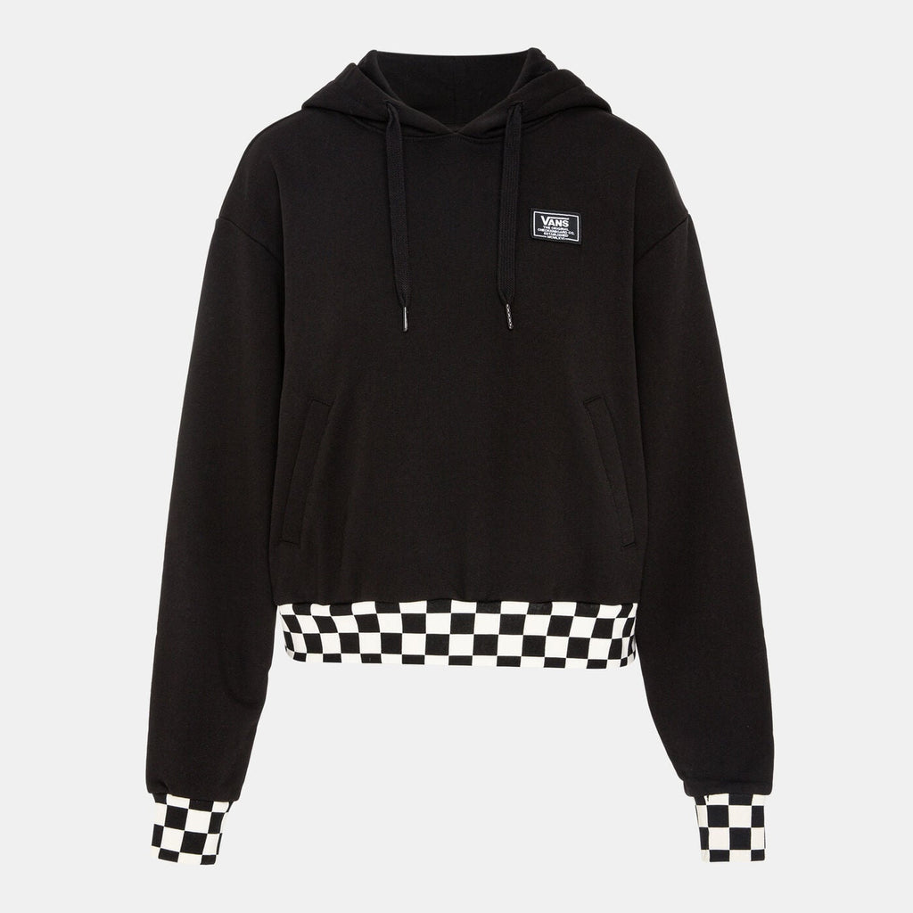 Vans Women's Boom Boom Check Crop Hoodie