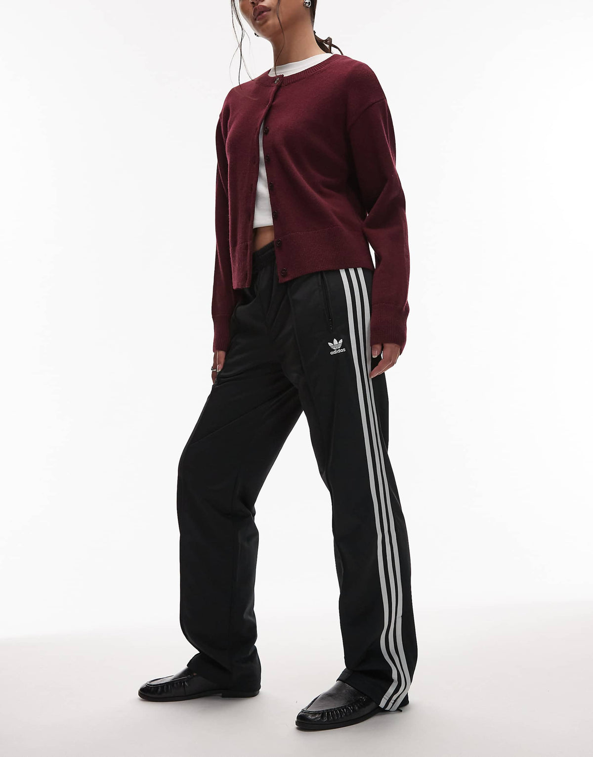 adidas Originals Firebird track pants in black