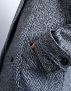 Topshop formal 80s double breast bomber with wool in grey, alternate view