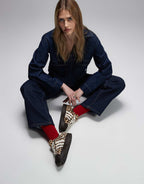 adidas Originals Superstar II trainers in leopard print, front view