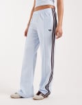 adidas Originals Firebird classic track pants in blue and maroon