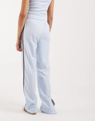 adidas Originals Firebird classic track pants in blue and maroon
