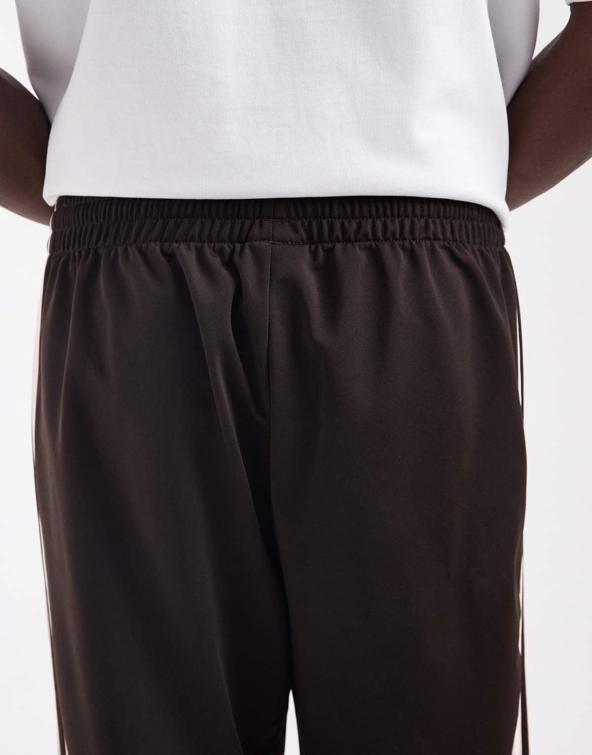 adidas Originals Firebird track pants in coffee brown, alternate view