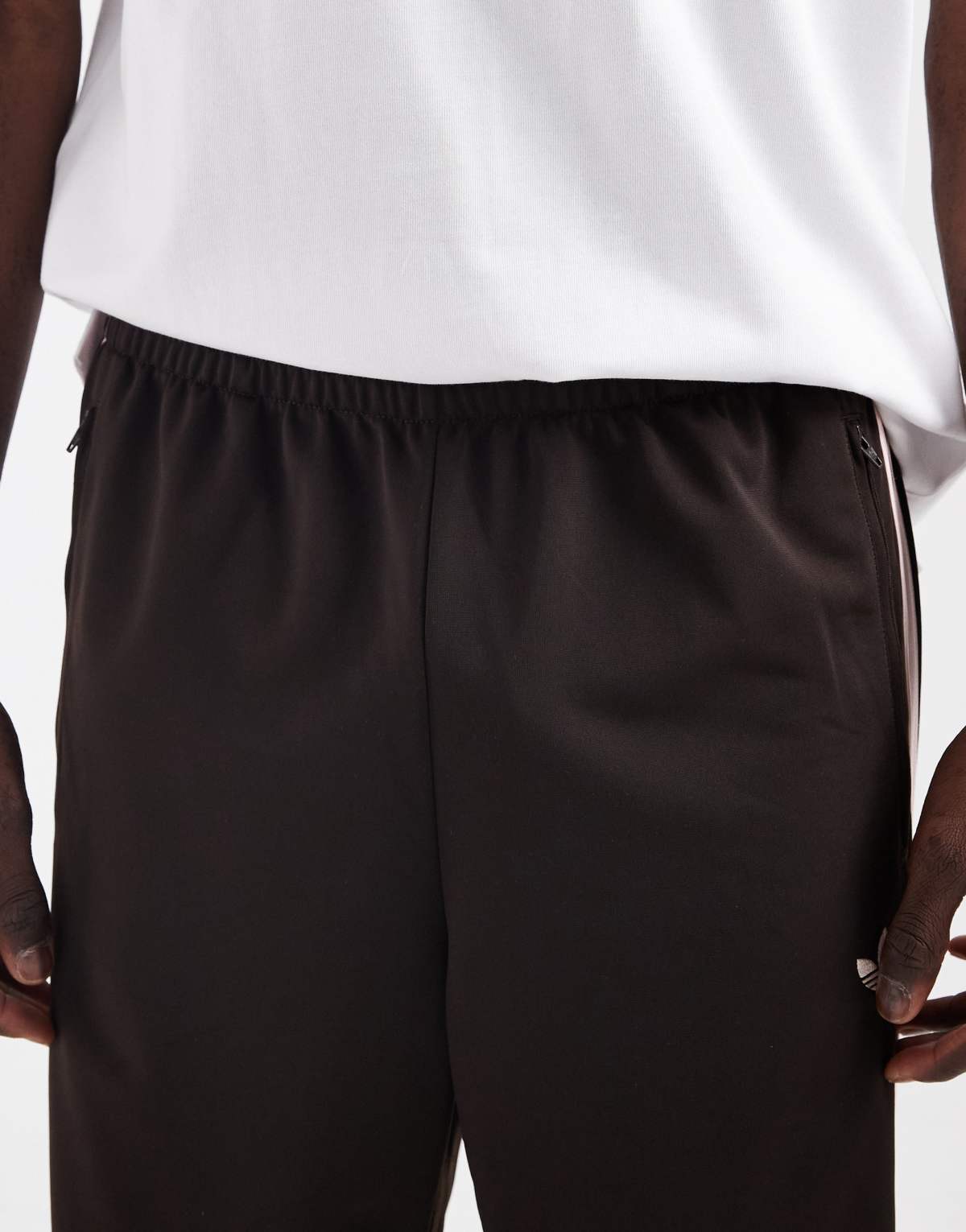 adidas Originals Firebird track pants in coffee brown, alternate view