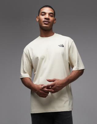 The North Face Food Fun backprint t-shirt in beige.