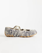 adidas Originals Ghostsprint ballet flat in snake print, side view