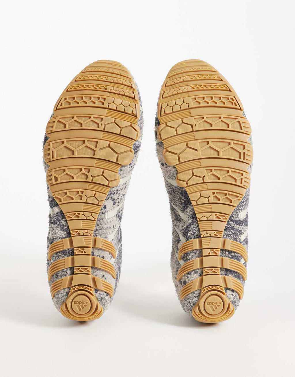 adidas Originals Ghostsprint ballet flat in snake print, sole and tread detail