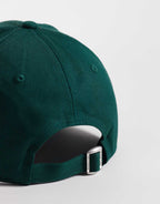 New Era NY Yankees 9FORTY essential cap in dark green, back view