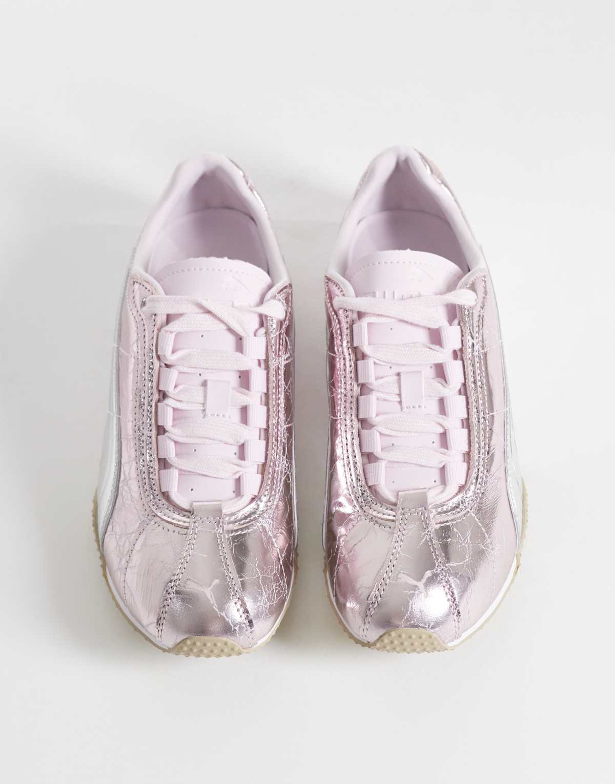 Puma H-Street Lustre Trainers in metallic pink, view 2