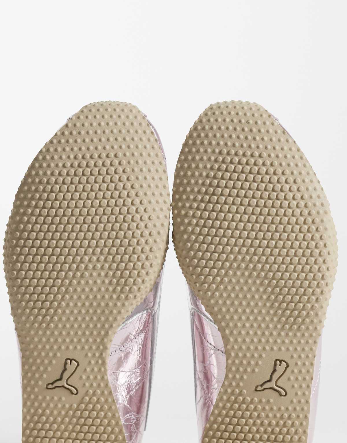 Puma H-Street Lustre Trainers in metallic pink, view 4