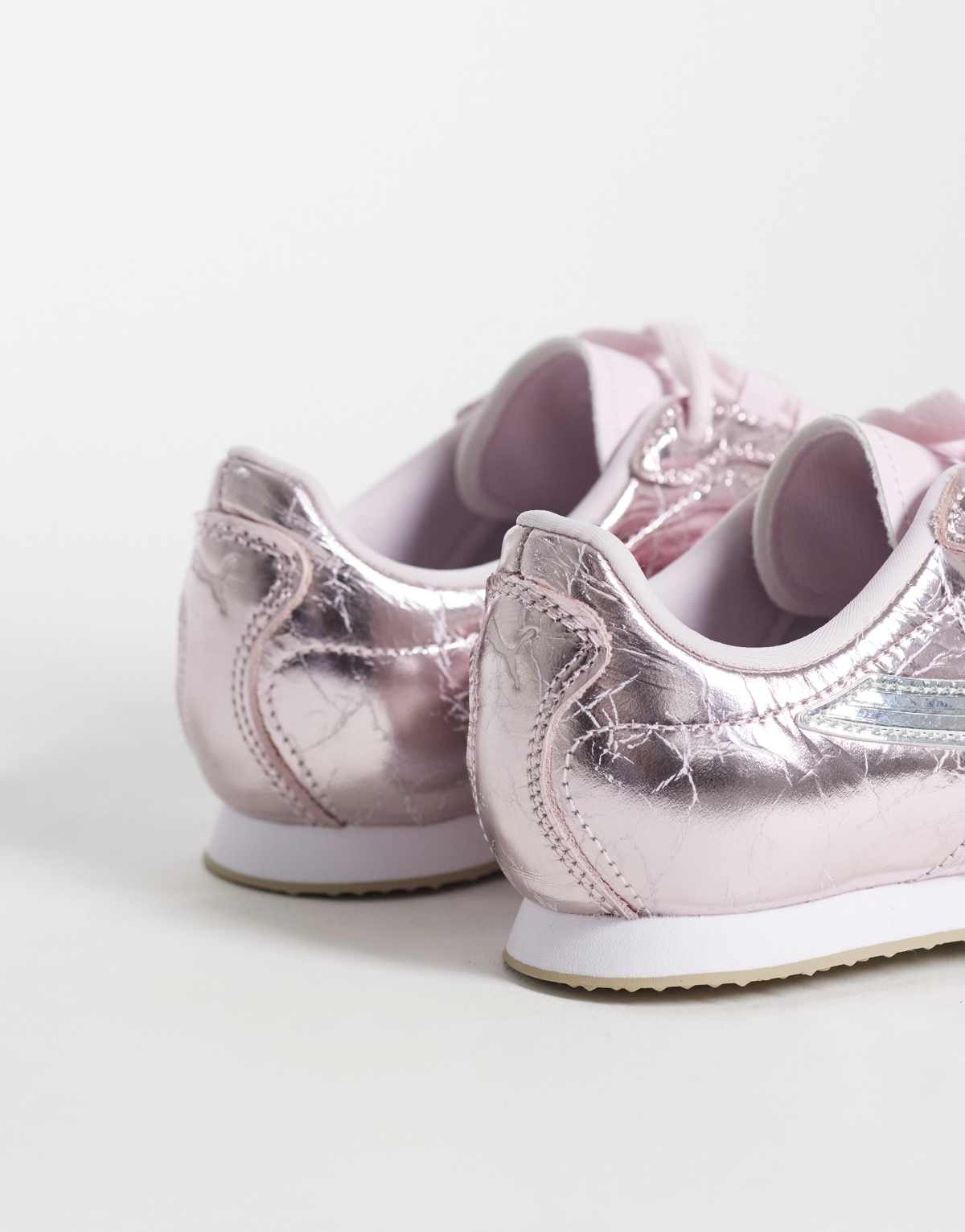 Puma H-Street Lustre Trainers in metallic pink, view 5
