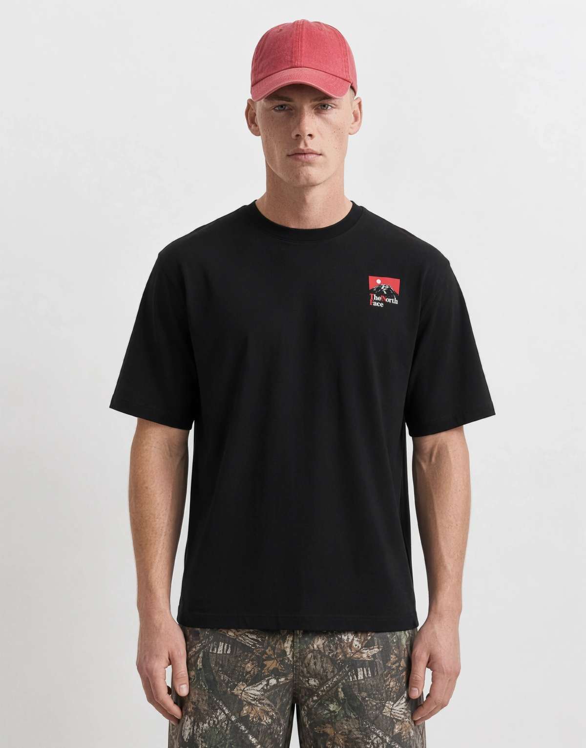 The North Face The Right Side oversized t-shirt in black, alternate view