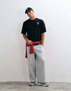 The North Face The Right Side oversized t-shirt in black, alternate view