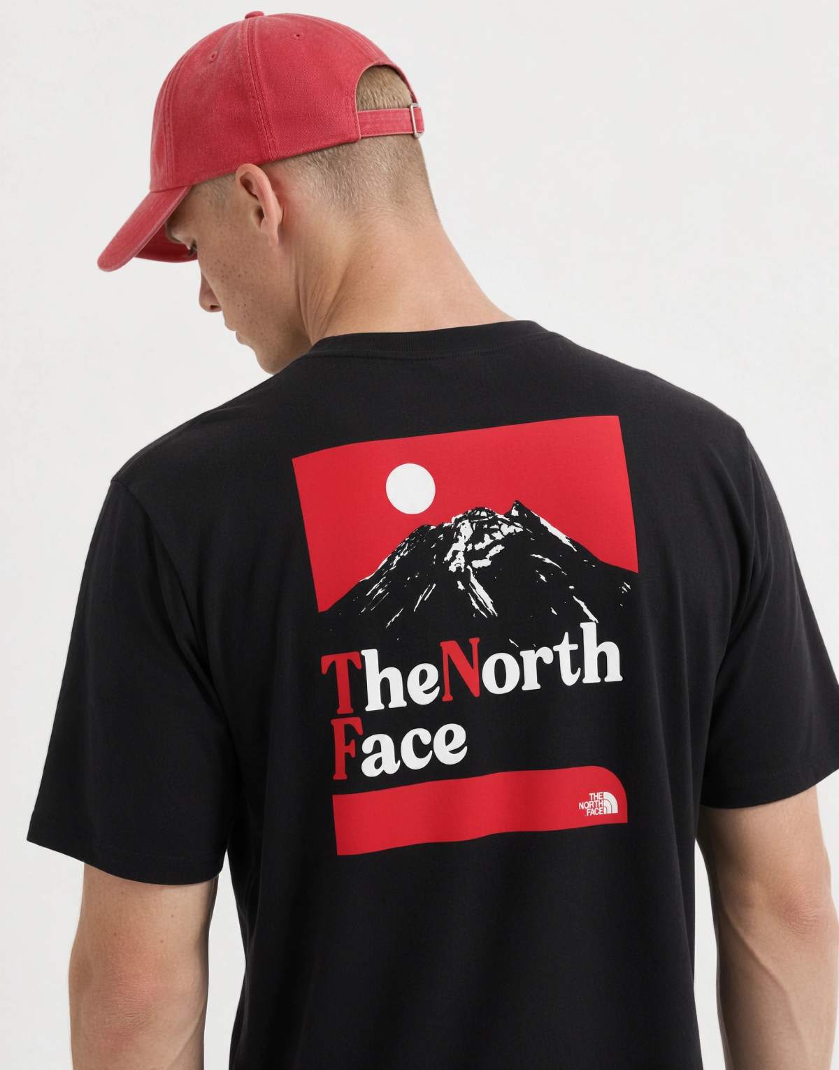 The North Face The Right Side oversized t-shirt in black, alternate view