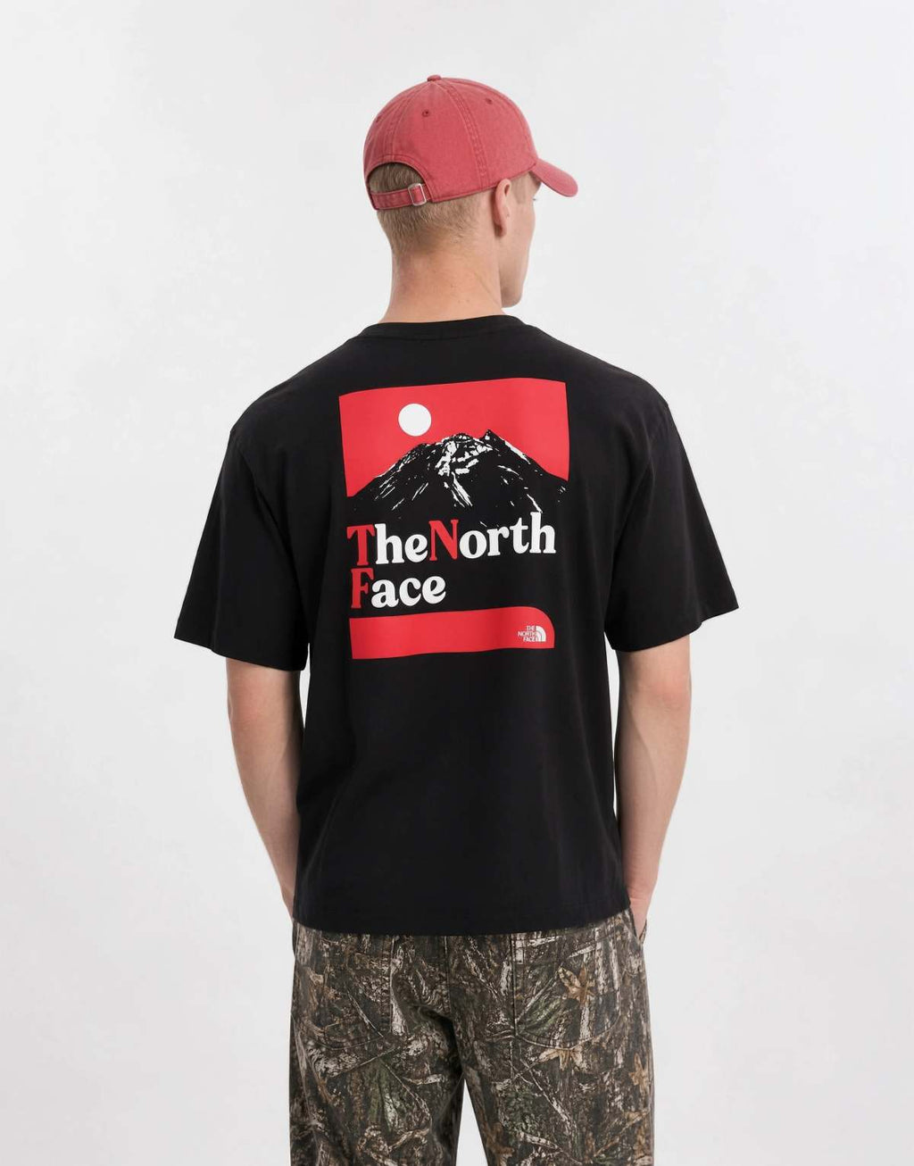 The North Face The Right Side oversized t-shirt in black, alternate view
