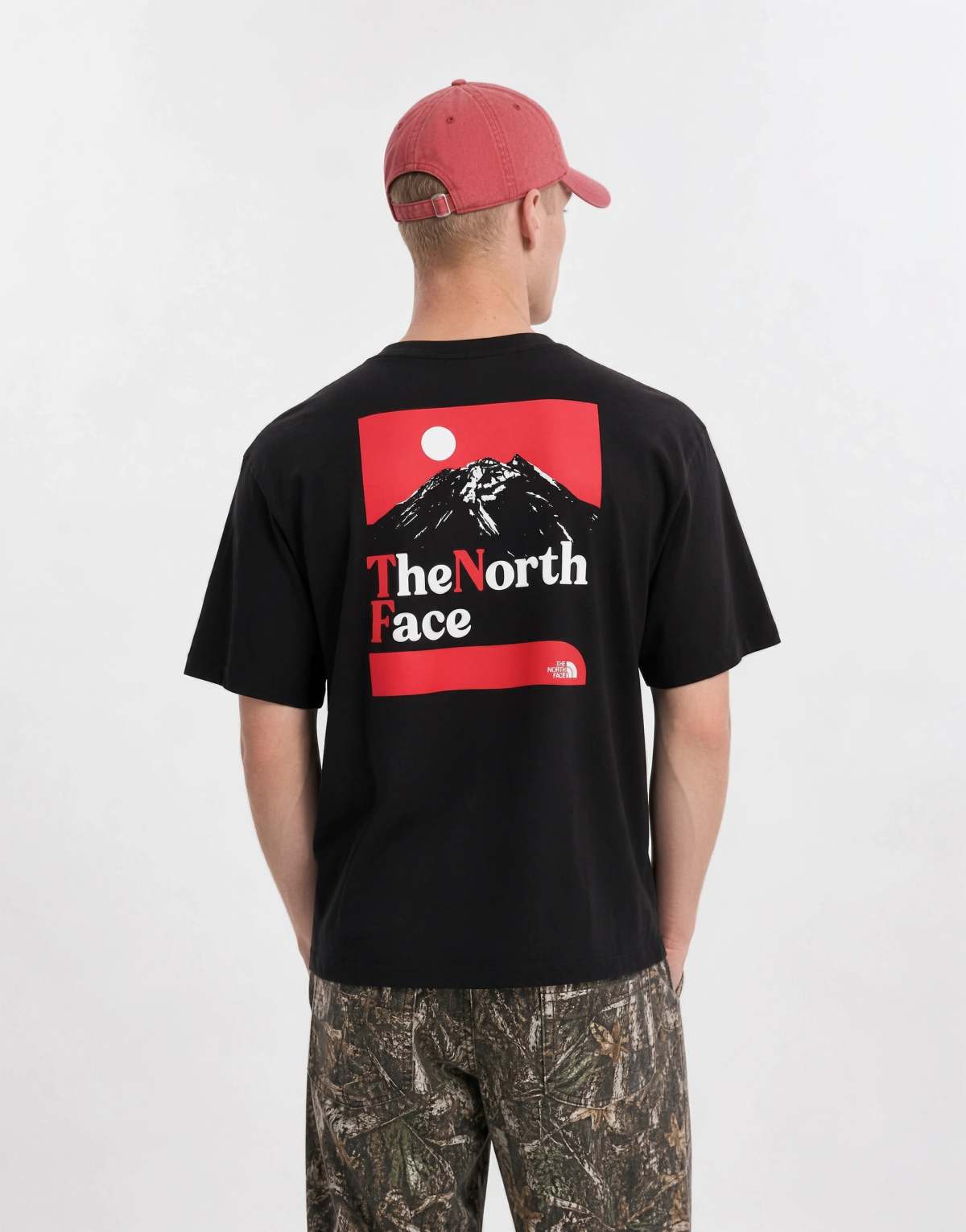 The North Face The Right Side oversized t-shirt in black, alternate view