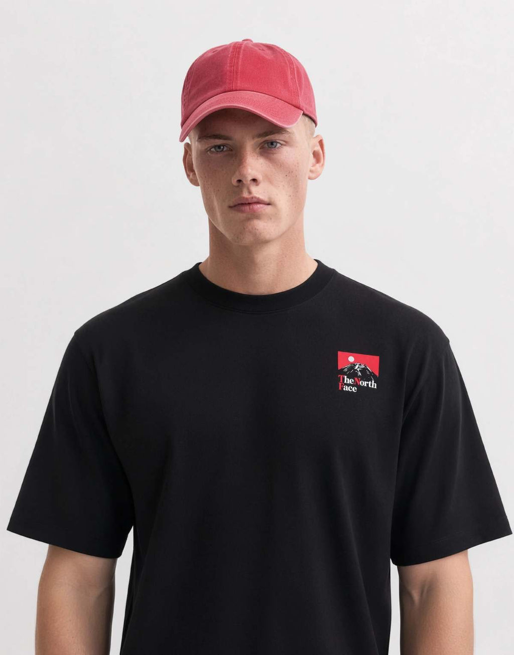 The North Face The Right Side oversized t-shirt in black, alternate view