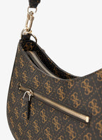 Guess Noelle Logo Zip Through Shoulder Bag