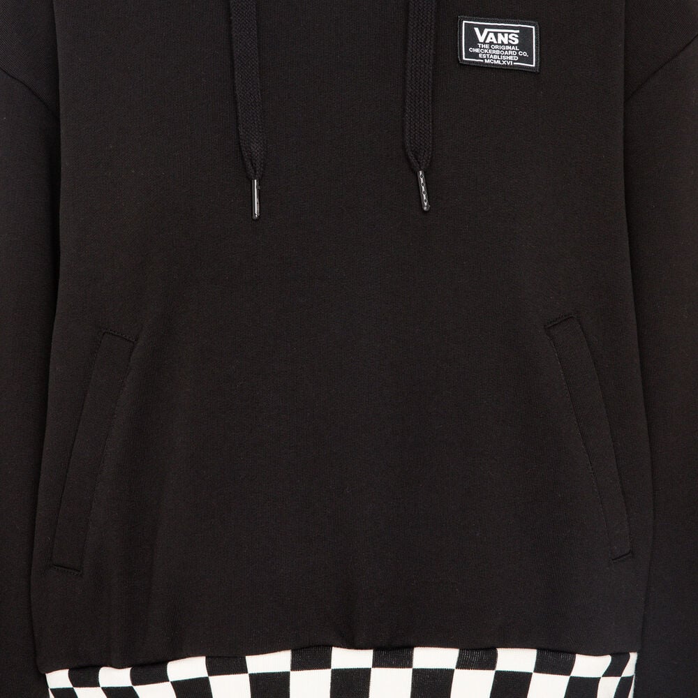 Vans Women's Boom Boom Check Crop Hoodie