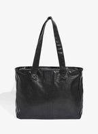 adidas Originals shopper metallic tote in black, view 2