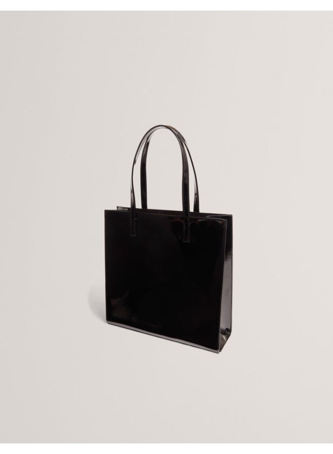 Ted Baker Crinkon large icon tote bag in black
