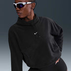 Nike One Women's Therma-FIT Top in black, alternate view