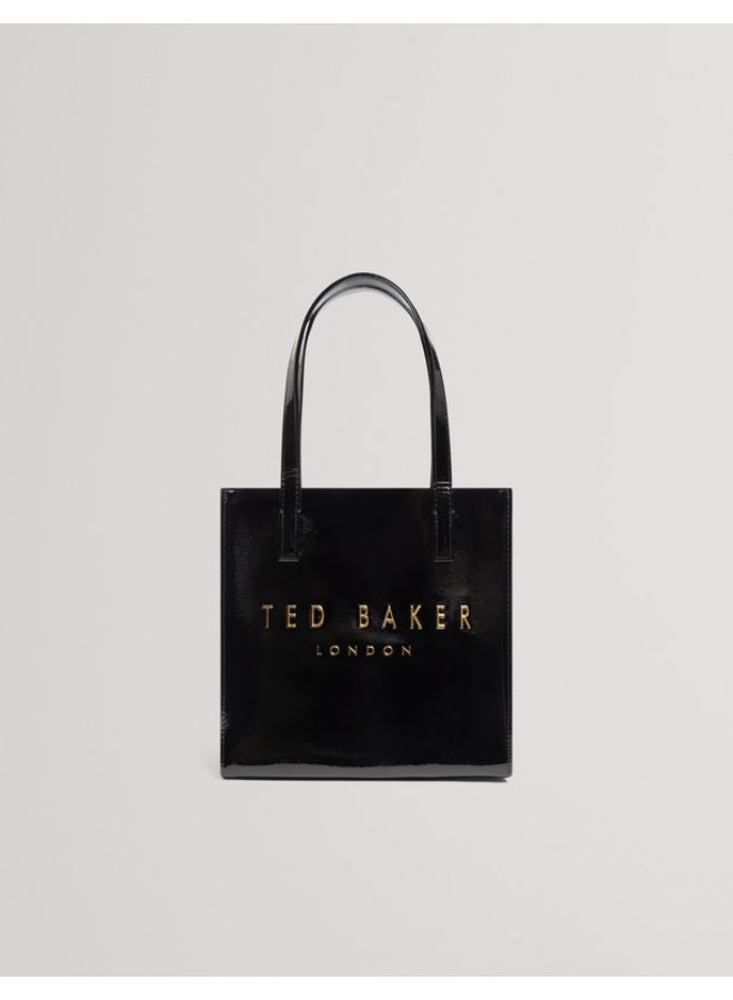 Ted Baker Crinkon large icon tote bag in black