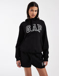 GAP oversized logo hoodie co-ord in black