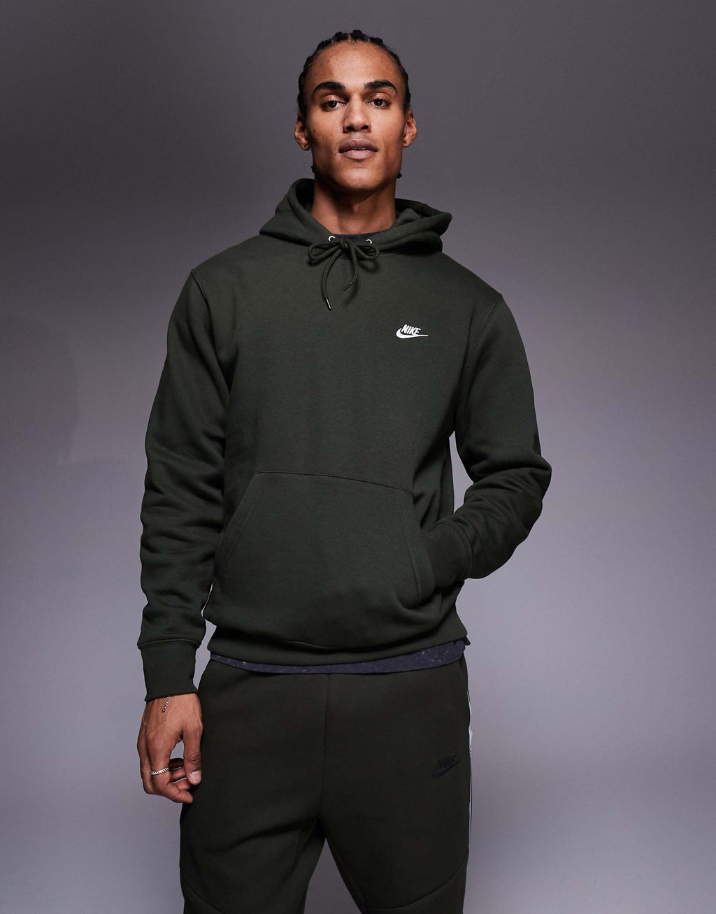 Nike Men’s Club Hoodie in Green