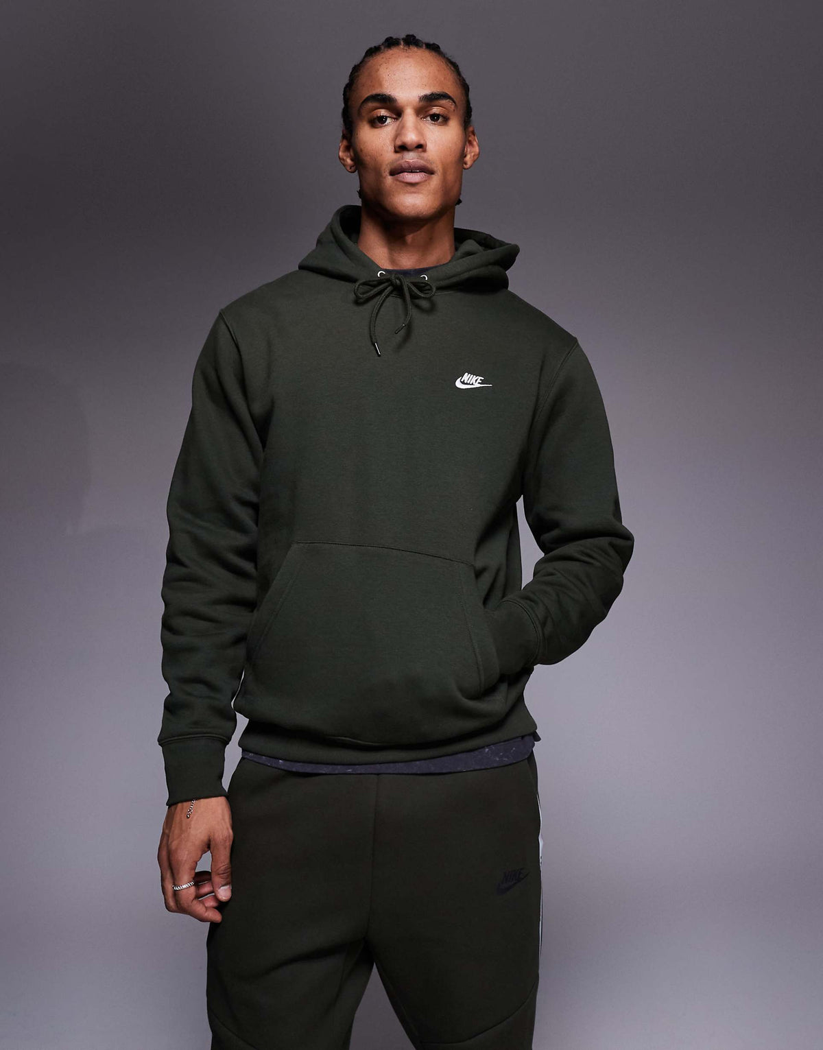 Nike Men’s Club Hoodie in Green