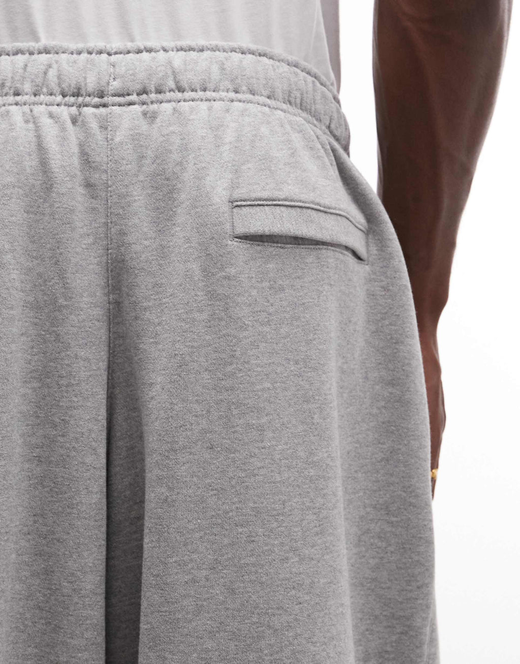 Nike Club French Terry oversized joggers in grey