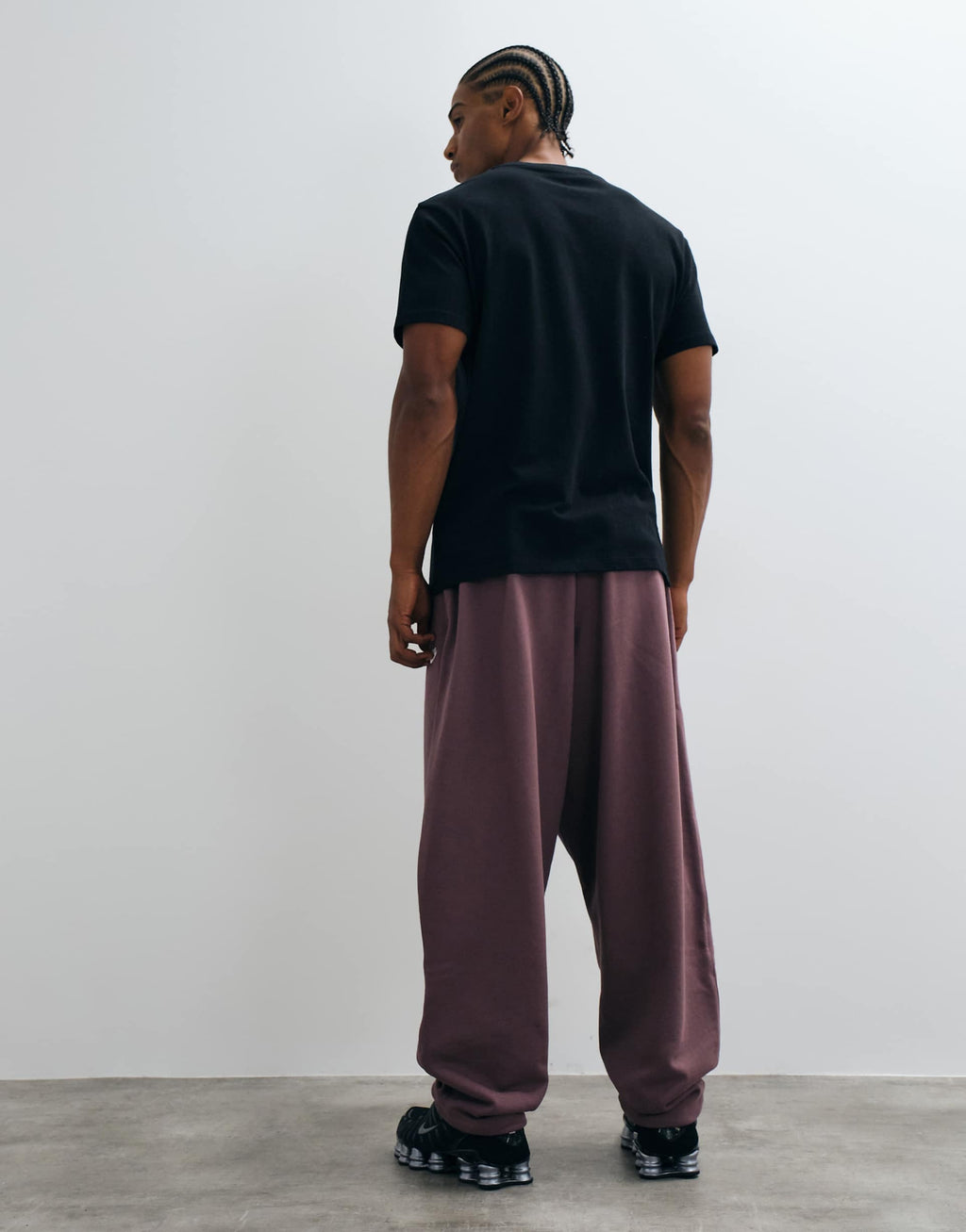 Nike Club French Terry oversized jogger in purple