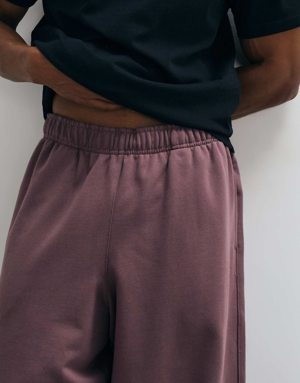 Nike Club French Terry oversized jogger in purple
