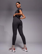 Nike One Training Dri-FIT seamless high waisted leggings in grey