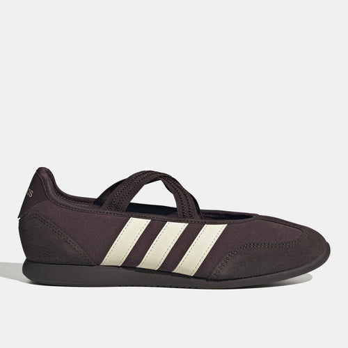 adidas Barreda Mary Jane shoes in brown, front view