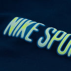 Nike Kids' Sportswear hoodie in blue, detail view