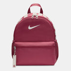 Nike Kids' Brasilia JDI Mini Backpack in pink, front view