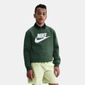 Nike Kids' Sportswear Club Sweatshirt in green, front view