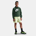 Nike Kids' Sportswear Club Sweatshirt in green, detail view