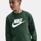 Nike Kids' Sportswear Club Sweatshirt in green, side view