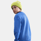 Nike Kids' Sportswear Club Sweatshirt in blue, detail view