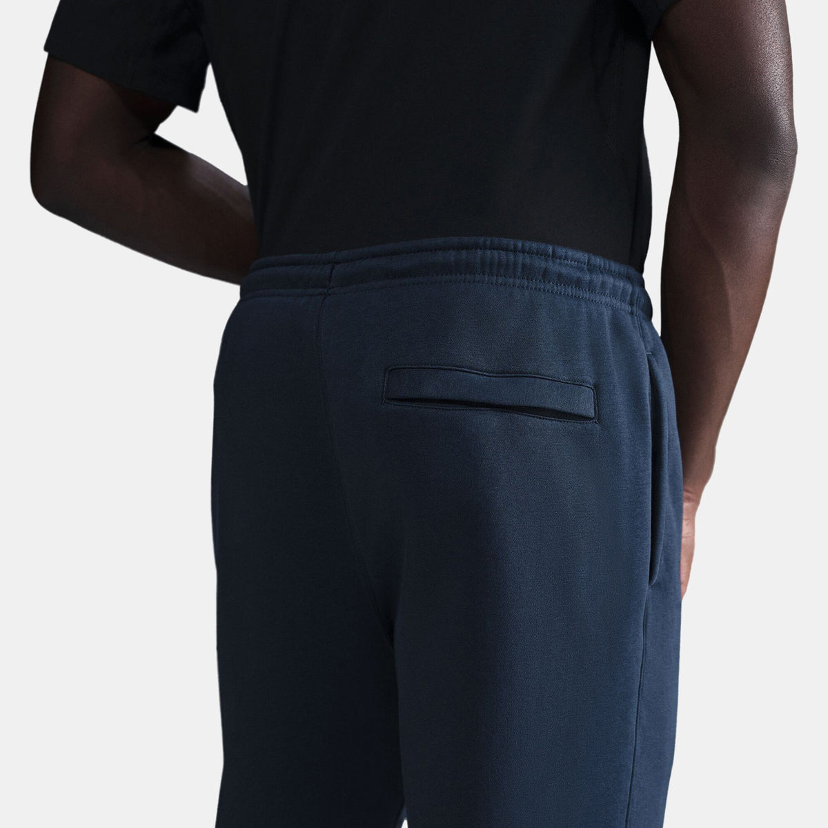 Nike Men's Club Trousers in Blue, detail view