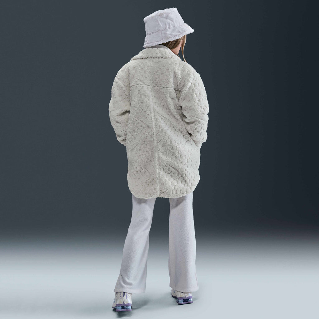Nike Kids' Sportswear Jacket in beige, detail view