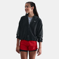 Nike Kids' Sportswear Dri-FIT Training Hoodie in black, front view