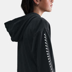 Nike Kids' Sportswear Dri-FIT Training Hoodie in black, detail view