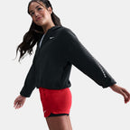 Nike Kids' Sportswear Dri-FIT Training Hoodie in black, detail view