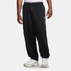 Nike Men's Sportswear Club French Terry Pants in black, front view