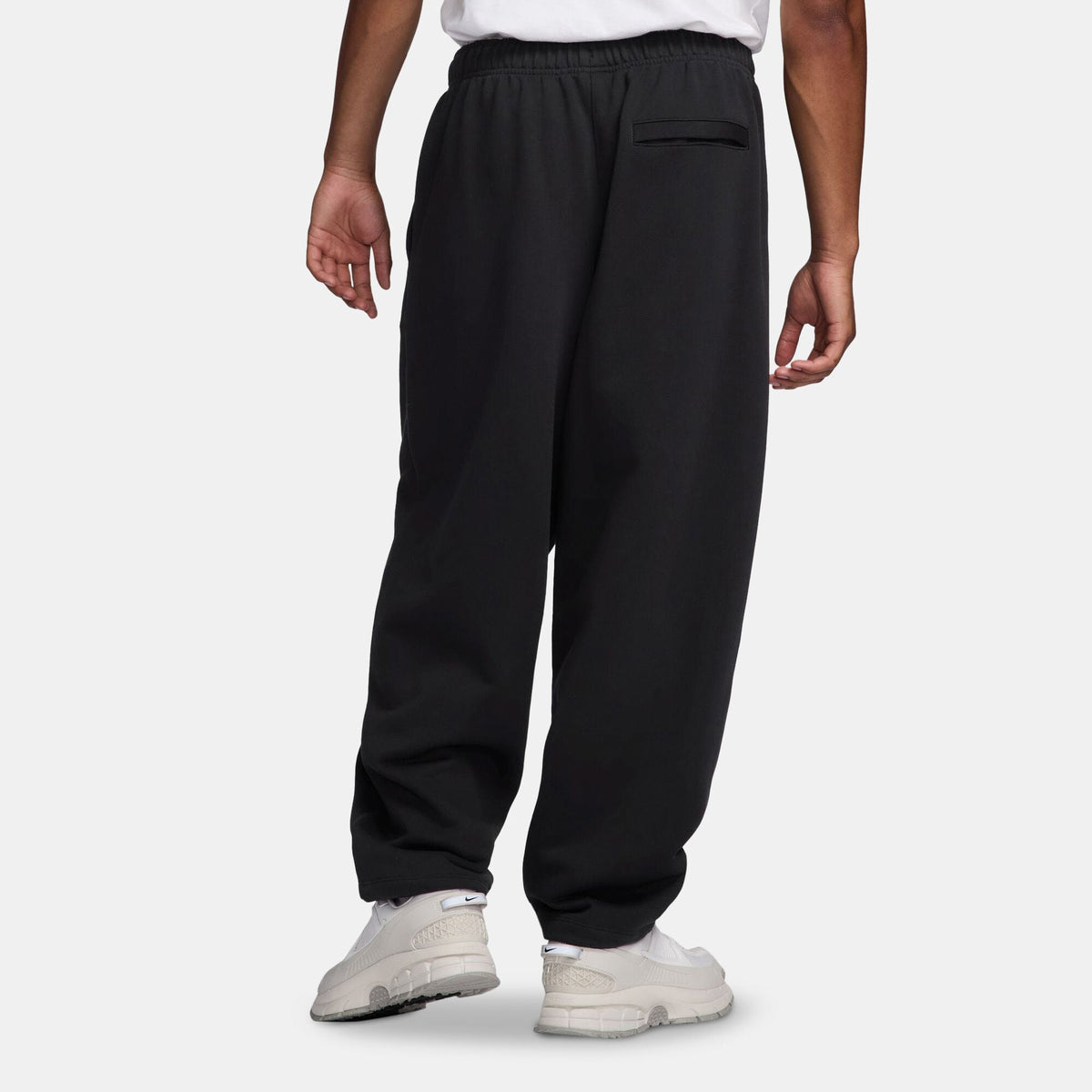Nike Men's Sportswear Club French Terry Pants in black, alternate view