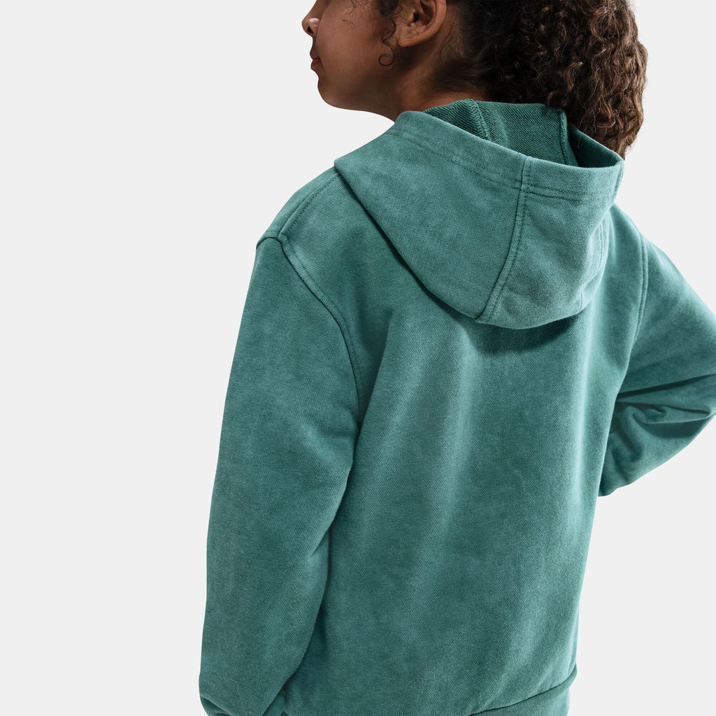 Nike Kids' Sportswear Hoodie in green, back view
